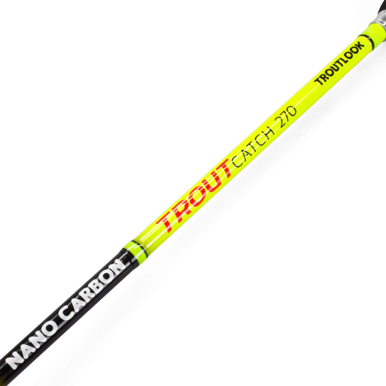 Troutlook Trout Catch Nano Carbon Forellenrute 2,40m2,70m Forellen Spinnrute