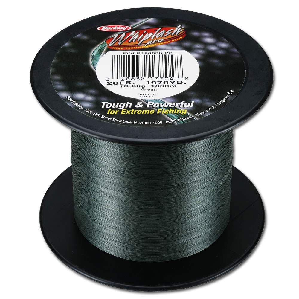 Berkley WHIPLASH 8 2000m Bulk 0,08mm 12,9Kg Yellow Gelb 8-Fach Gefloc, 193,99