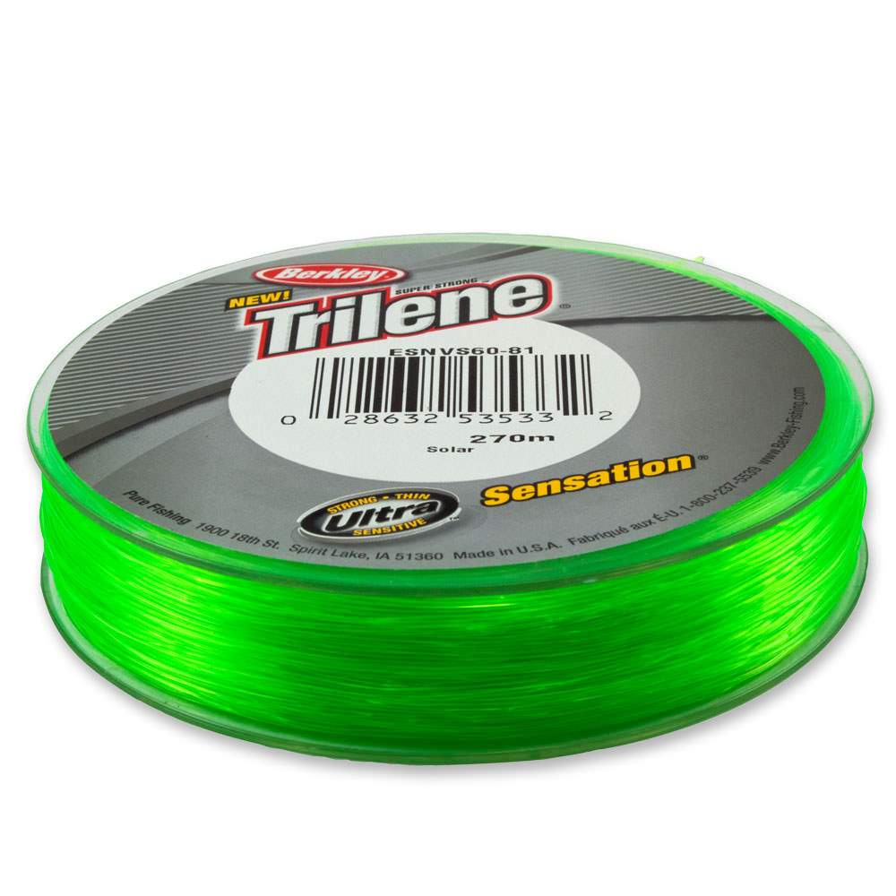 Berkley Trilene America's Strongest Black & Red Fishing w/Fish Patch