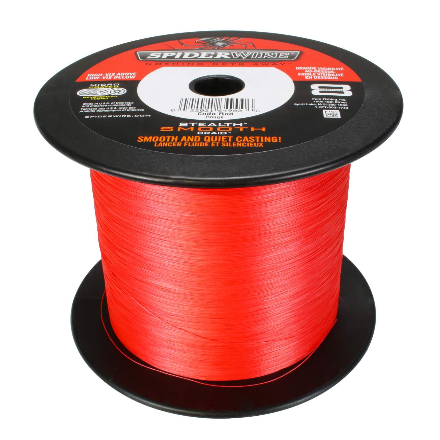 Spiderwire Stealth Smooth Braid 12 – Fil De Pêche Tresse 12 Brins, 0,07mm, 6kg, 150m, Jaune Haute Visibilité - 5