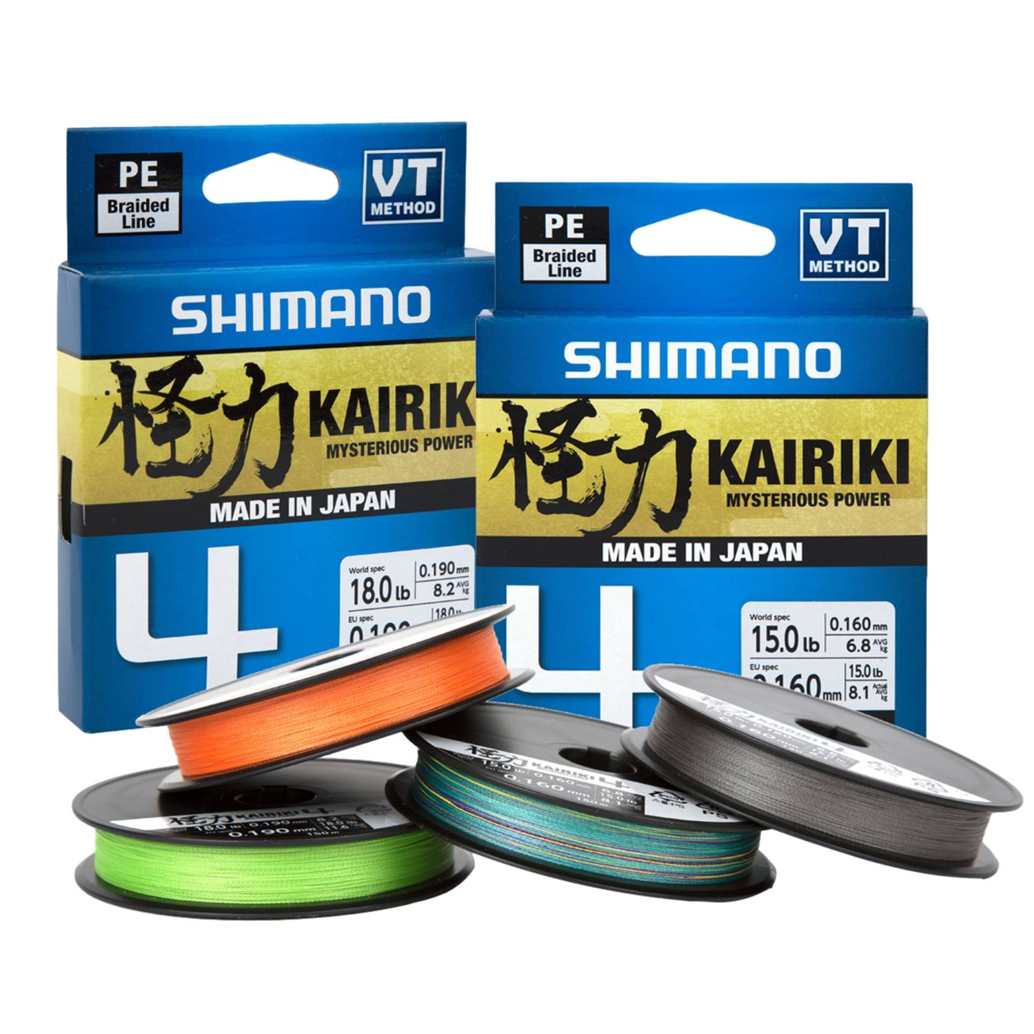 KAIRI Shimano Kairiki 4 150m - Mantis Green - 0,06mm - TK 4,4kg