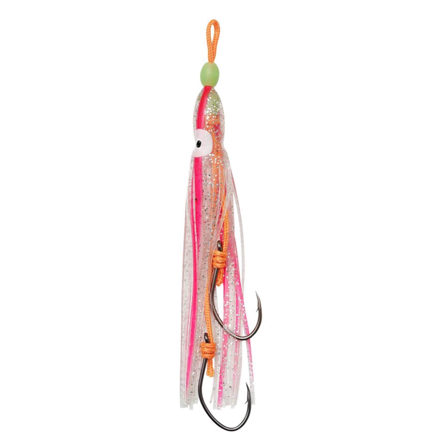 10 x Fluo selbstleuchtend Octopus Octopusse Länge ca.19,00 cm Stückpreis 1,30€