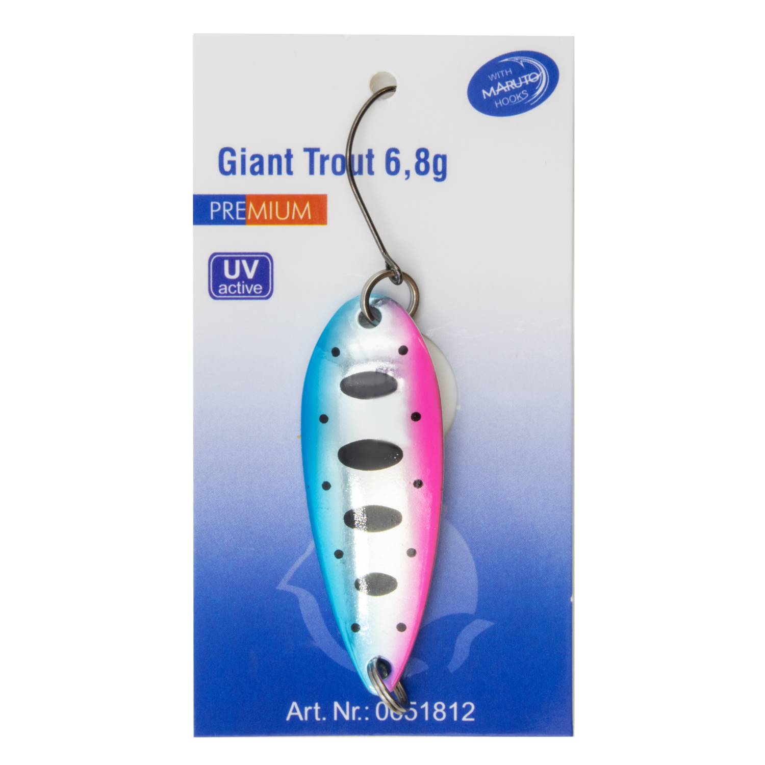 Paladin Trout Spoon Giant Trout Forellenblinker 6,8g Pinksilberblau