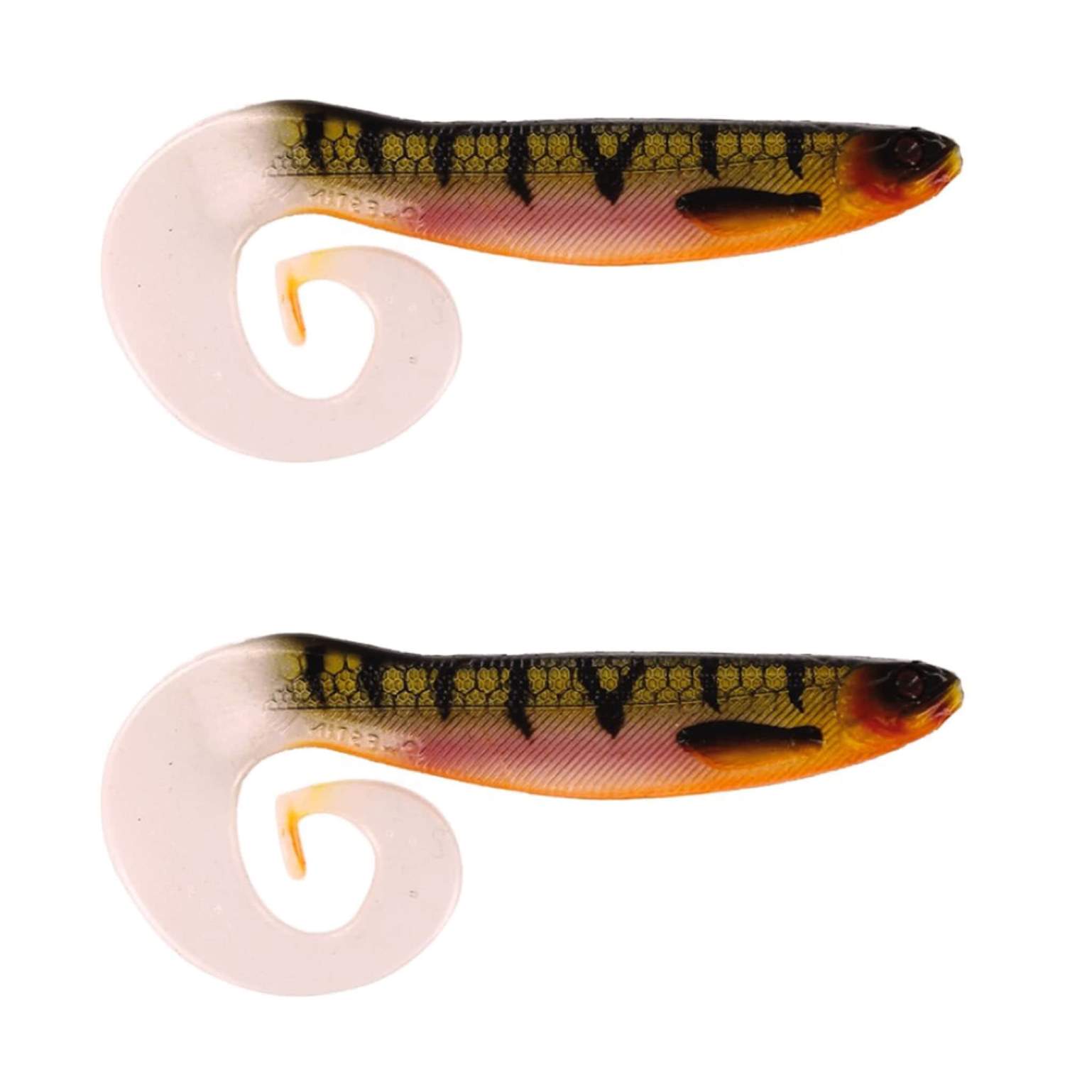Westin CurlTeez Barsch K der 8 5cm Bling Perch 6g 2 St ck