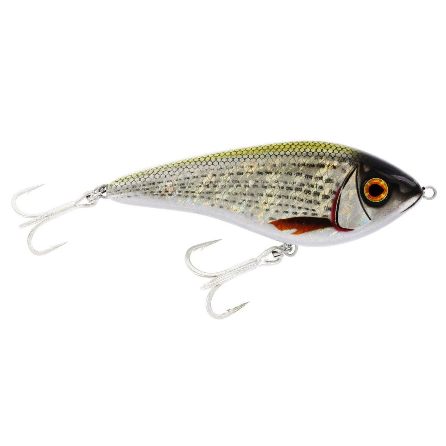 Westin Swim Glidebait Jerkbait per luccio e pesce persico, esche per pesca jerkbait, esche artificiali per pesca spinning, luccio, lunghezza peso comportamento di nuoto: 12 cm 58 g