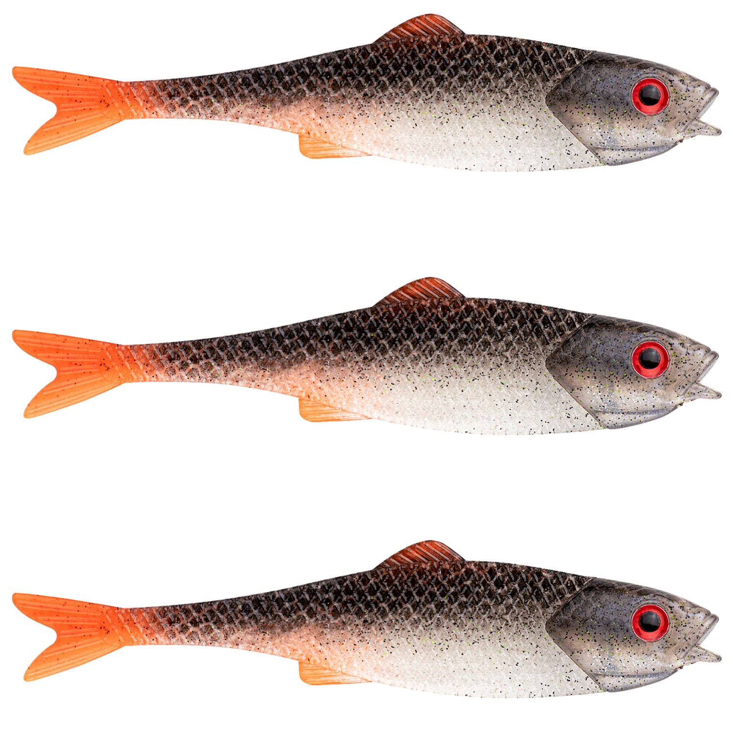 Angel Filet LMAB Finesse Filet 11cm - Roach, 3 Stück