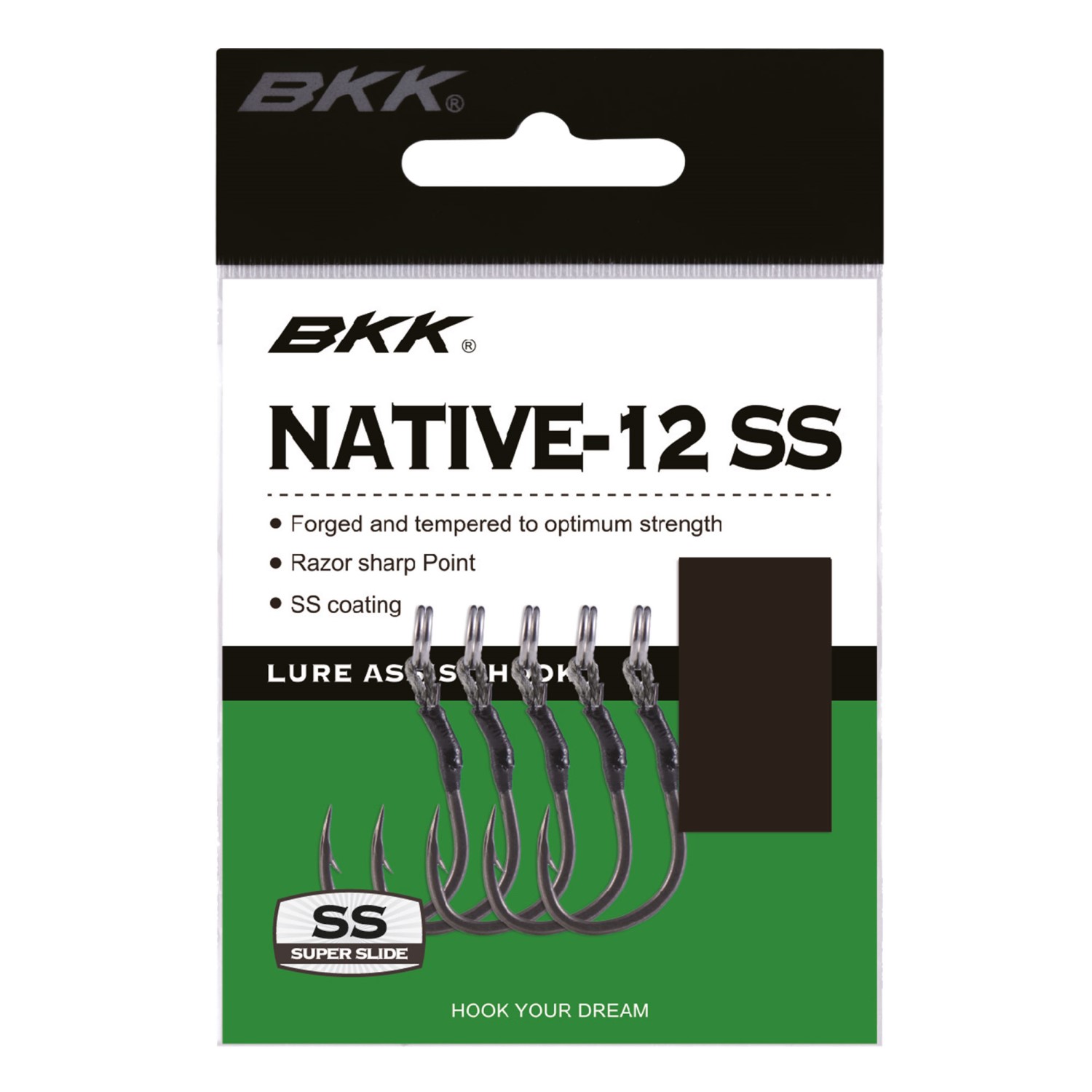 Angelzubehör Süßwasser BKK Spoon-10 Einzelhaken – Beschichtet, Aus Edelstahl,  In 6 Größen, Für Forelle & Lachs BKK Spoon-10 Haken