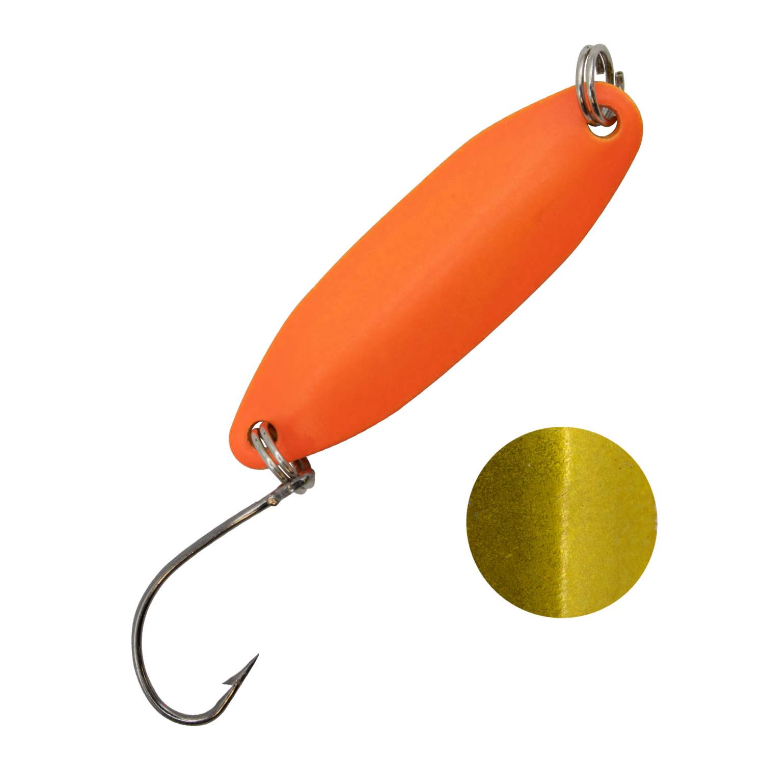 PRO FILSTAR Forellen Spoon Set – 2 Stück 8,5 Cm Asymmetrische Blinker Aus Goldmetall Mit Drillingshaken, Für Forelle, Hecht, Wels & Raubfisch, Süß- & Salzwasser