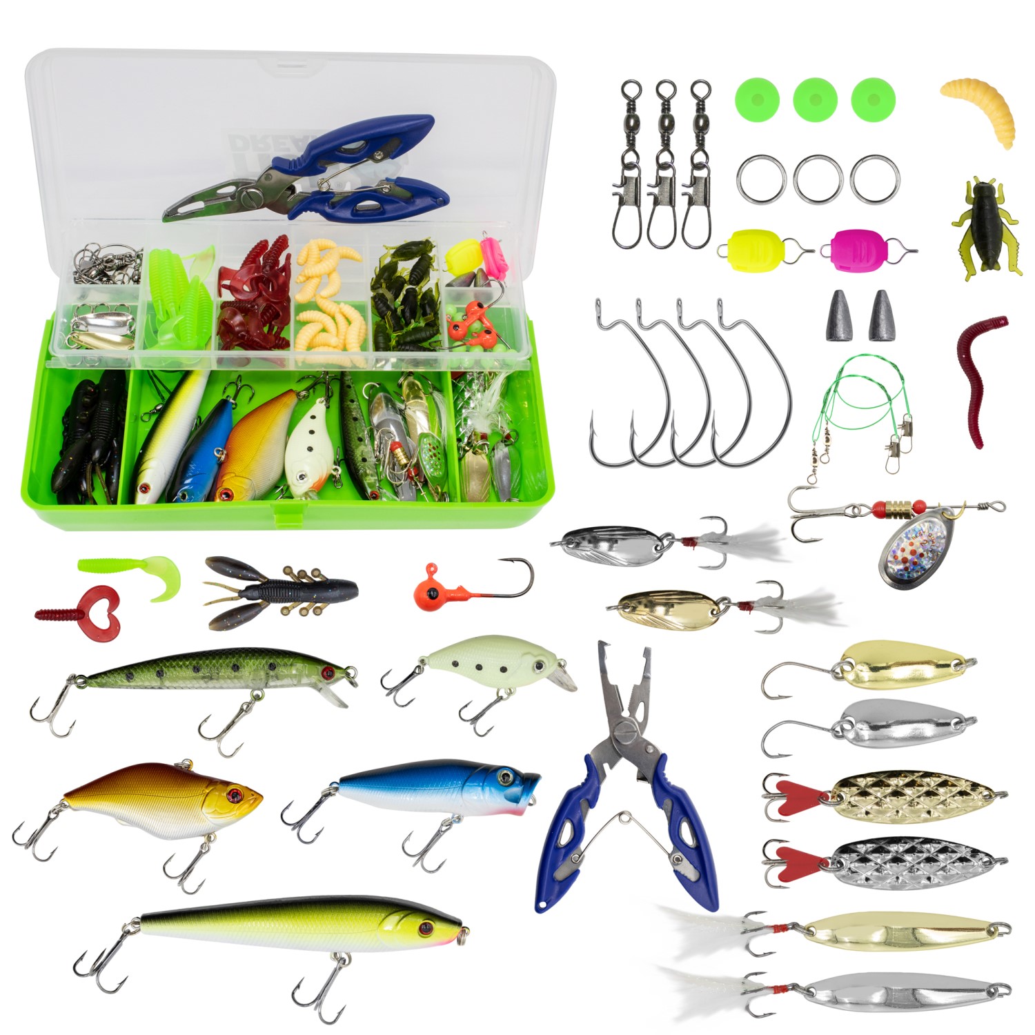 Fishdream Angelköder Set I - Kunstköderset 101 Teile