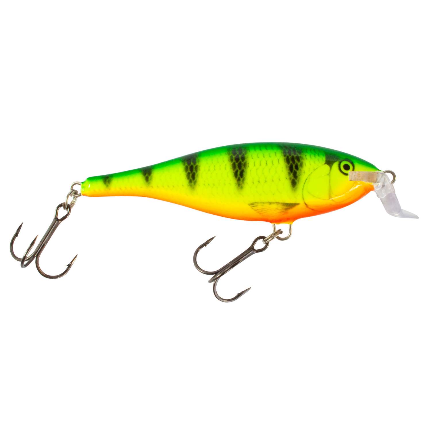 Wobbler Rapala Shallow Shad Rap 9cm/12g - Hot Tiger - Leurre Pour Perche Et Sandre - Neuf