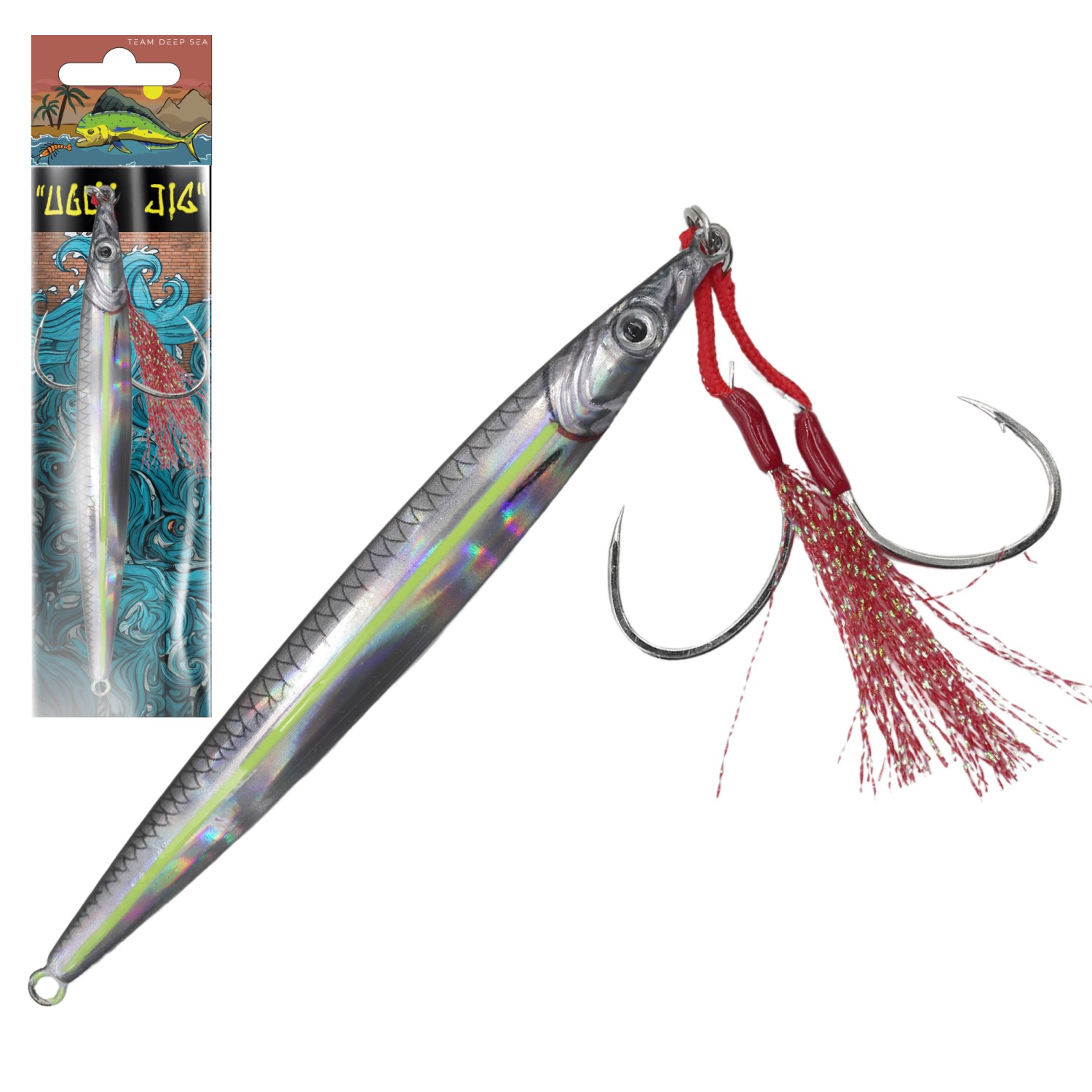 Speed Jig Pilker 60- 200 gr. Norwegen Ostsee Dorsch Köhler Makrele Gelb