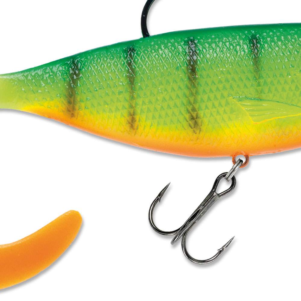 Rapala Scatter Rap Glass Shad 07 Fishing Lure - Glass Green Tiger UV Color, Topwater Crankbait - View #2