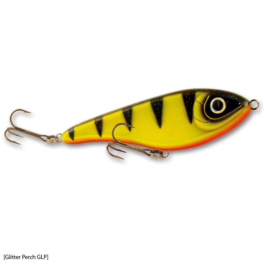 Strike Pro Bandit Tail Jerkbait Leurre Pêche pour brochet, 21 cm, 83,5 g, couleur : Fire Tiger, longueur cm:21