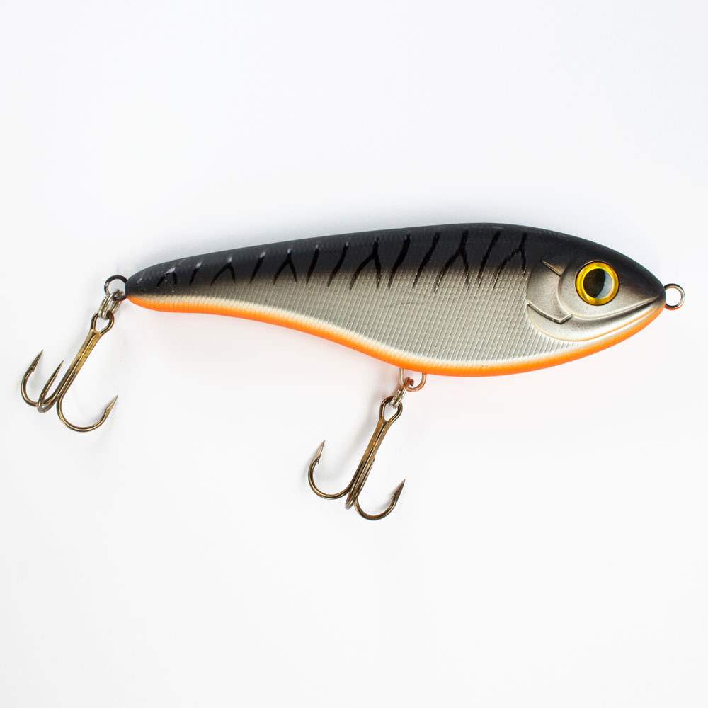 Strike Pro Jerkbait Buster Jerk 15cm Shallow Runner floating CA06E Grey