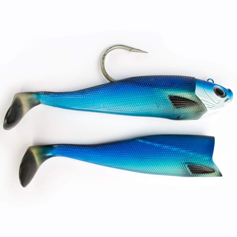 Jig Shad Gummifisch Pilker + 2 Shads Dorsch Heilbutt Köder Norwegen Meeresangeln - Bild 18 von 20