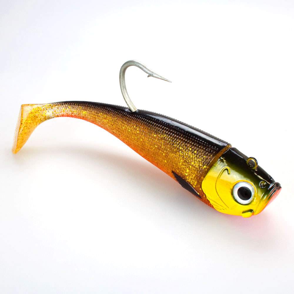 Jig Shad Gummifisch Pilker + 2 Shads Dorsch Heilbutt Köder Norwegen Meeresangeln - Bild 9 von 20