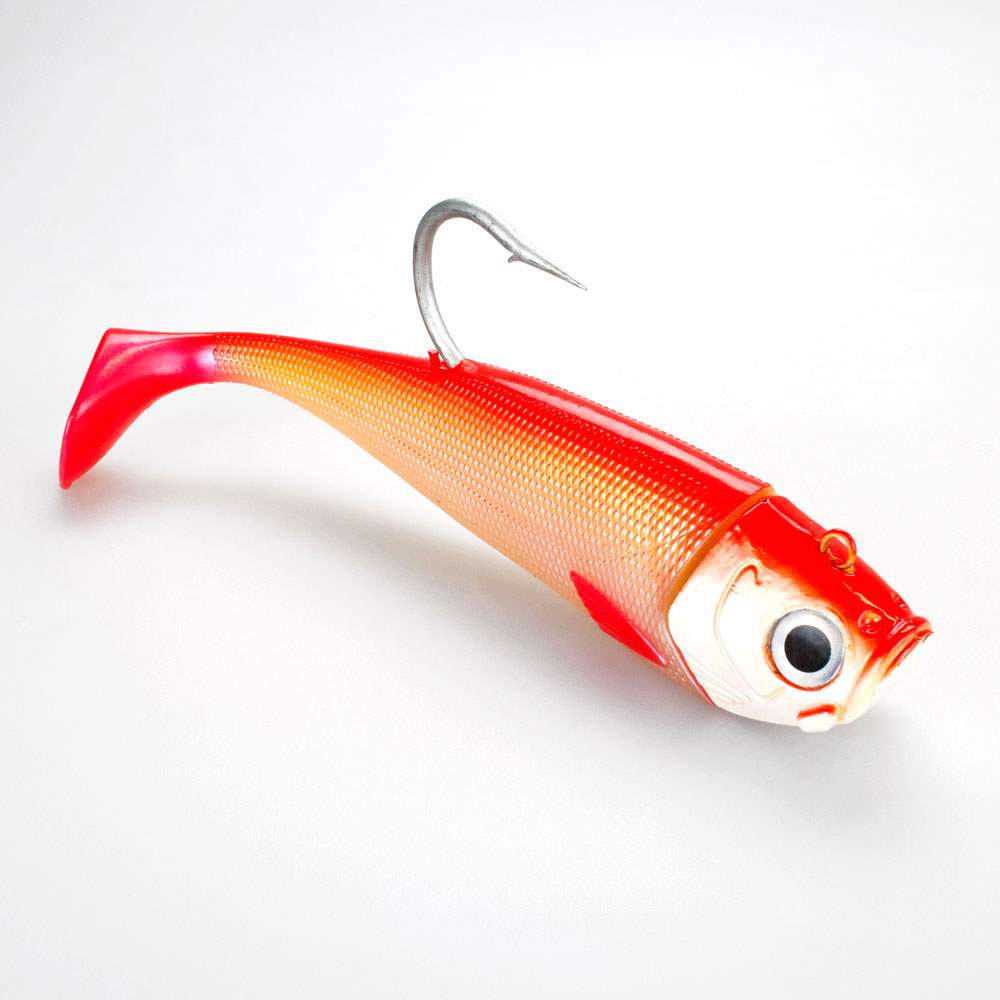 Jig Shad Gummifisch Pilker + 2 Shads Dorsch Heilbutt Köder Norwegen Meeresangeln - Bild 16 von 20