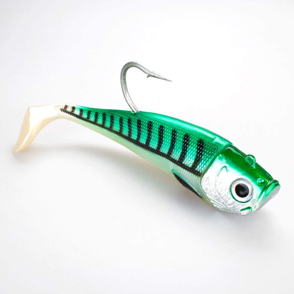 Jig Shad Gummifisch Pilker + 2 Shads Dorsch Heilbutt Köder Norwegen Meeresangeln - Bild 13 von 20