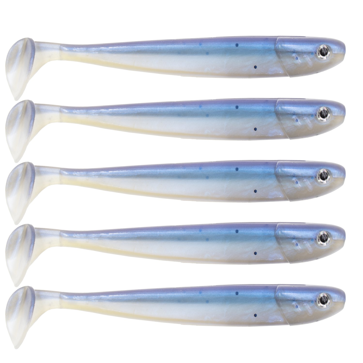 Senshu Jig' N 'swim Shad 5 (12 Cm) Lot De 5 Ghost Magic