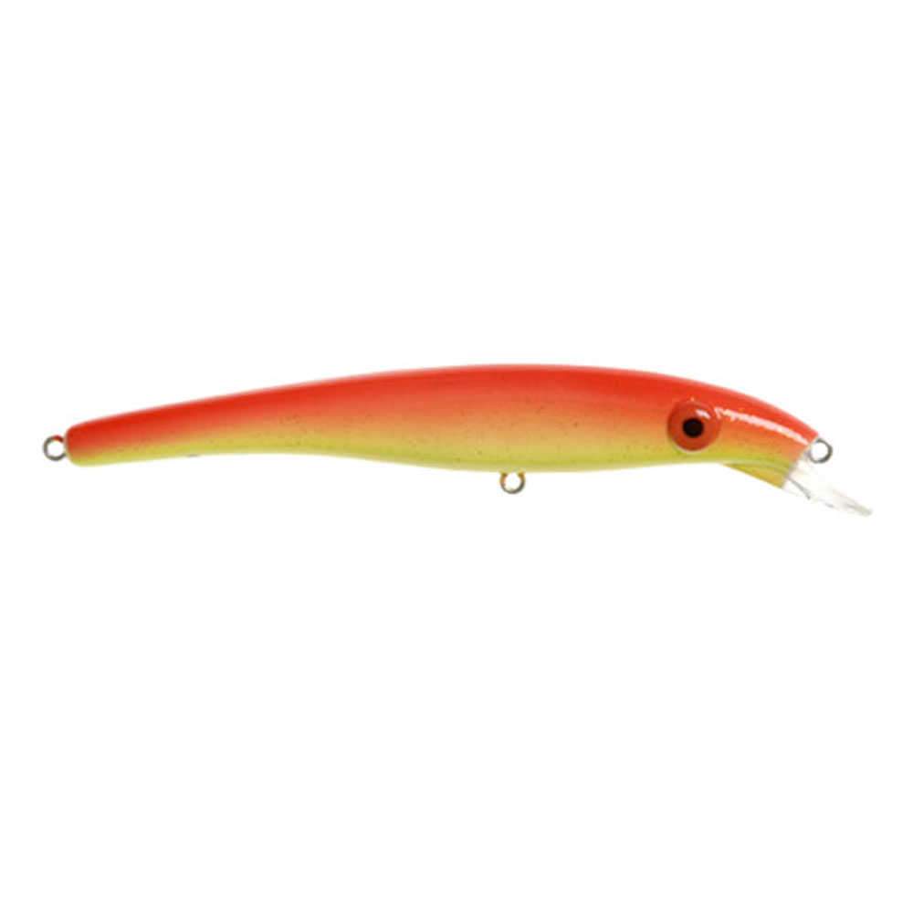 Leurre Zalt Zam Z Tail Wobbler 71 Orange Néon UV - Brochet Perche - 22cm