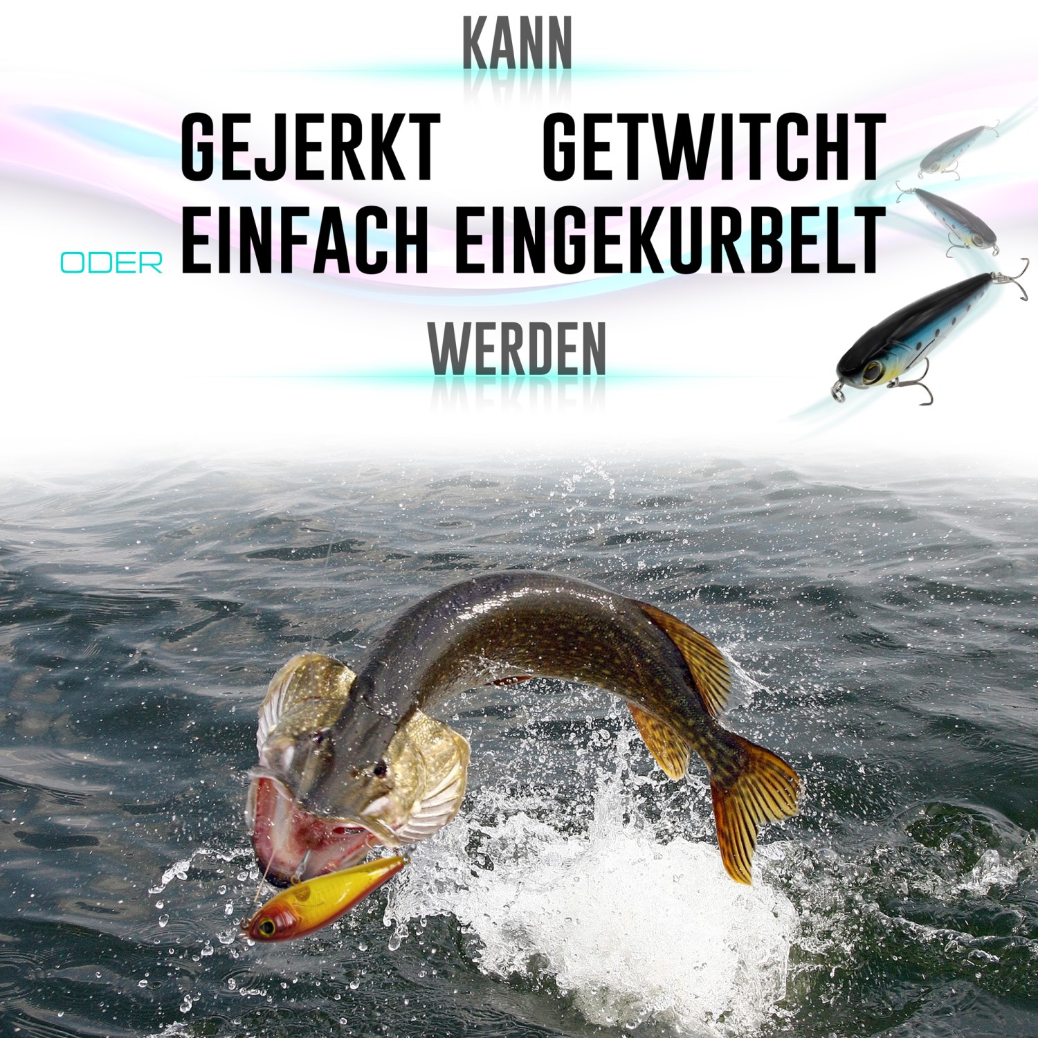 Wobbler Viper Pro Pike Glider 10cm 16g slow sinking Jerkbait Raubfisch Kunstköde - Bild 17 von 21