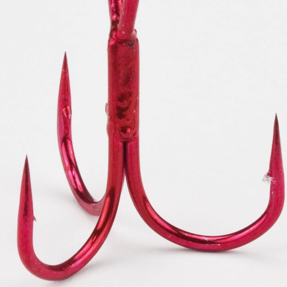 Owner ST-36RD Stinger Triple Hook – No. 18 Red Hook For Bass, Trout & Sea Bass - View #3