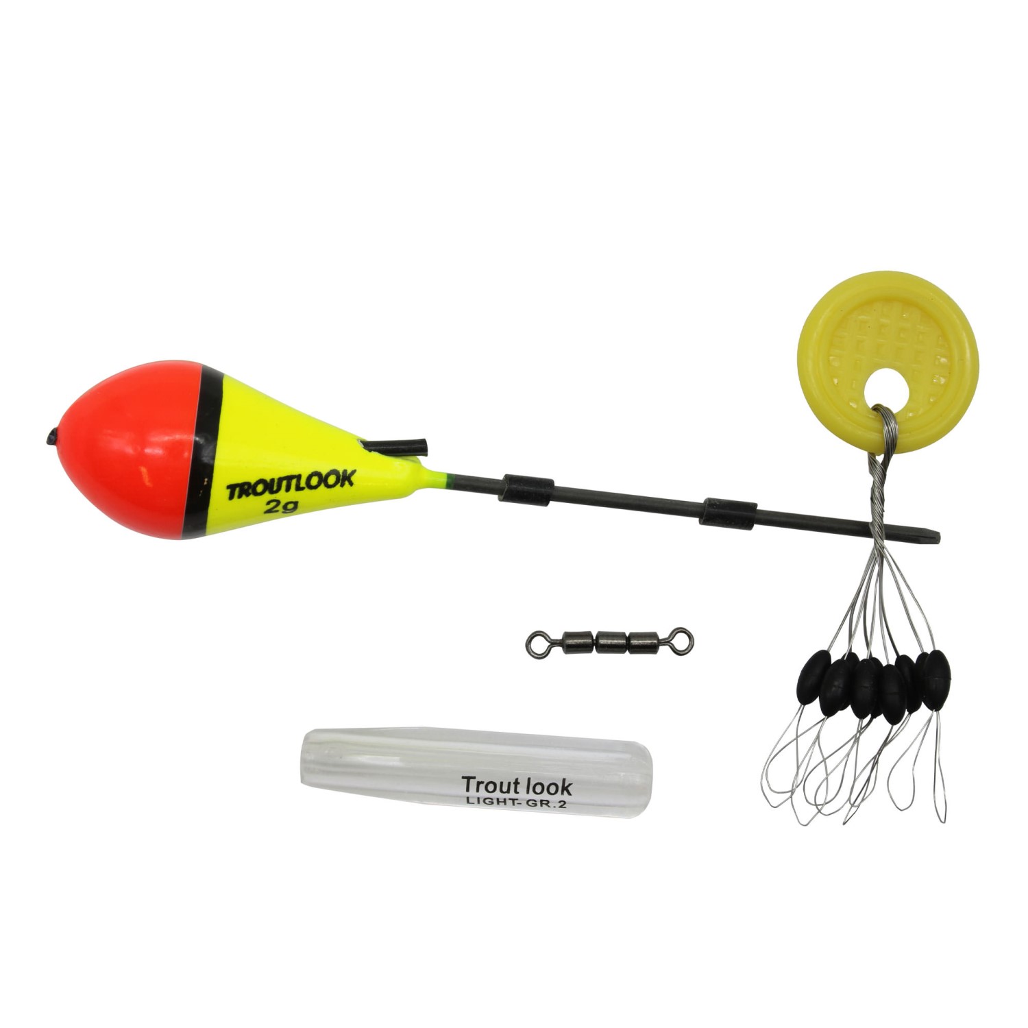 Troutlook Tremarella Posenset Forellenset Trota 3 Schlepppose 3fach Wirbel Ghost - Bild 2 von 9