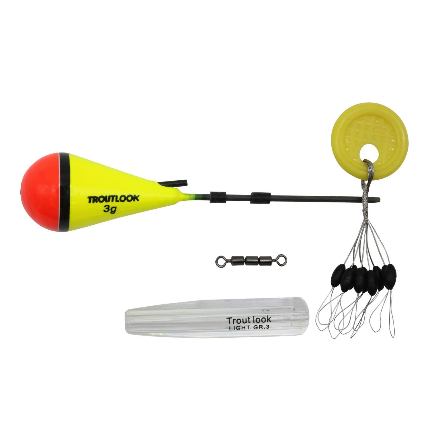 Troutlook Tremarella Posenset Forellenset Trota 3 Schlepppose 3fach Wirbel Ghost - Bild 4 von 9