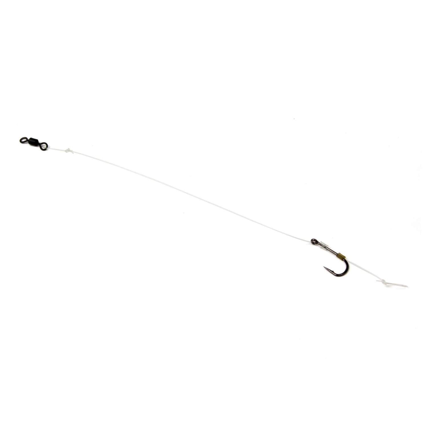 Vorfachschnur Vorfach Karpfenvorfach Rig Semi-Stiff 20m braun  1m/0,49€ 