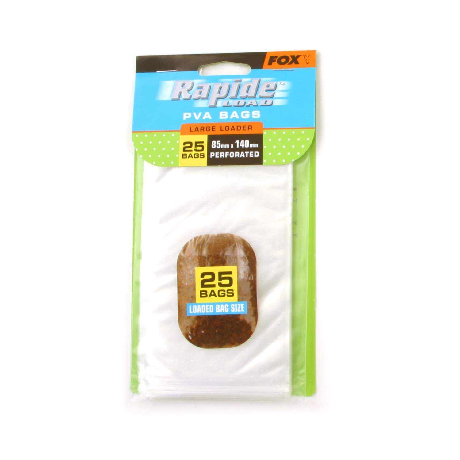 Fox Edges Rapide Refills Slow Melt Köderbeutel Fox Edges Rapide Refills – PVA-Beutel Für Karpfenangeln, Slow Melt, Ideal Für Köder Fox Rage Pro Shad