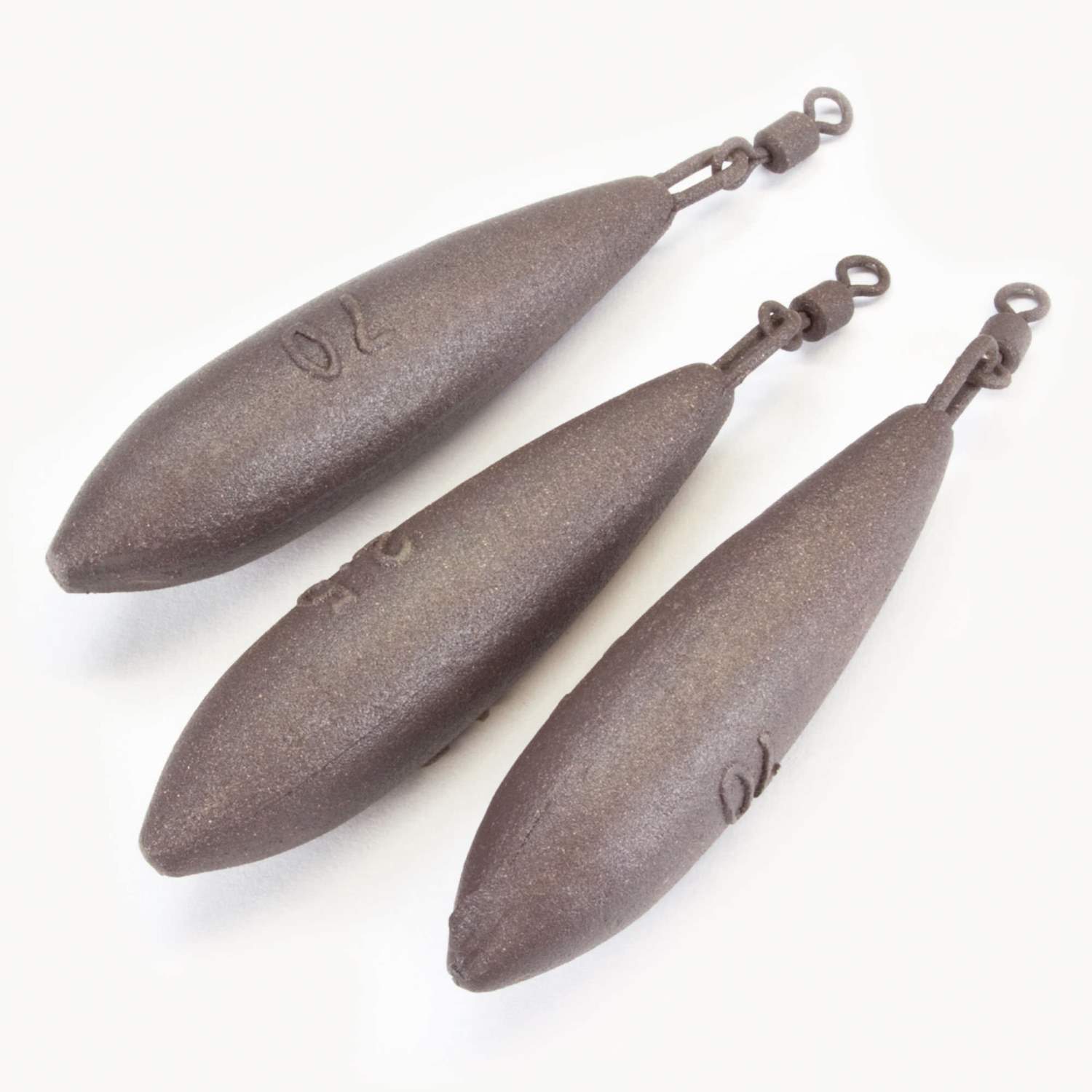 BAT-Tackle Torpedo Eye Swivel Karpfenblei Weitwurf Blei 80-140g Angelblei 