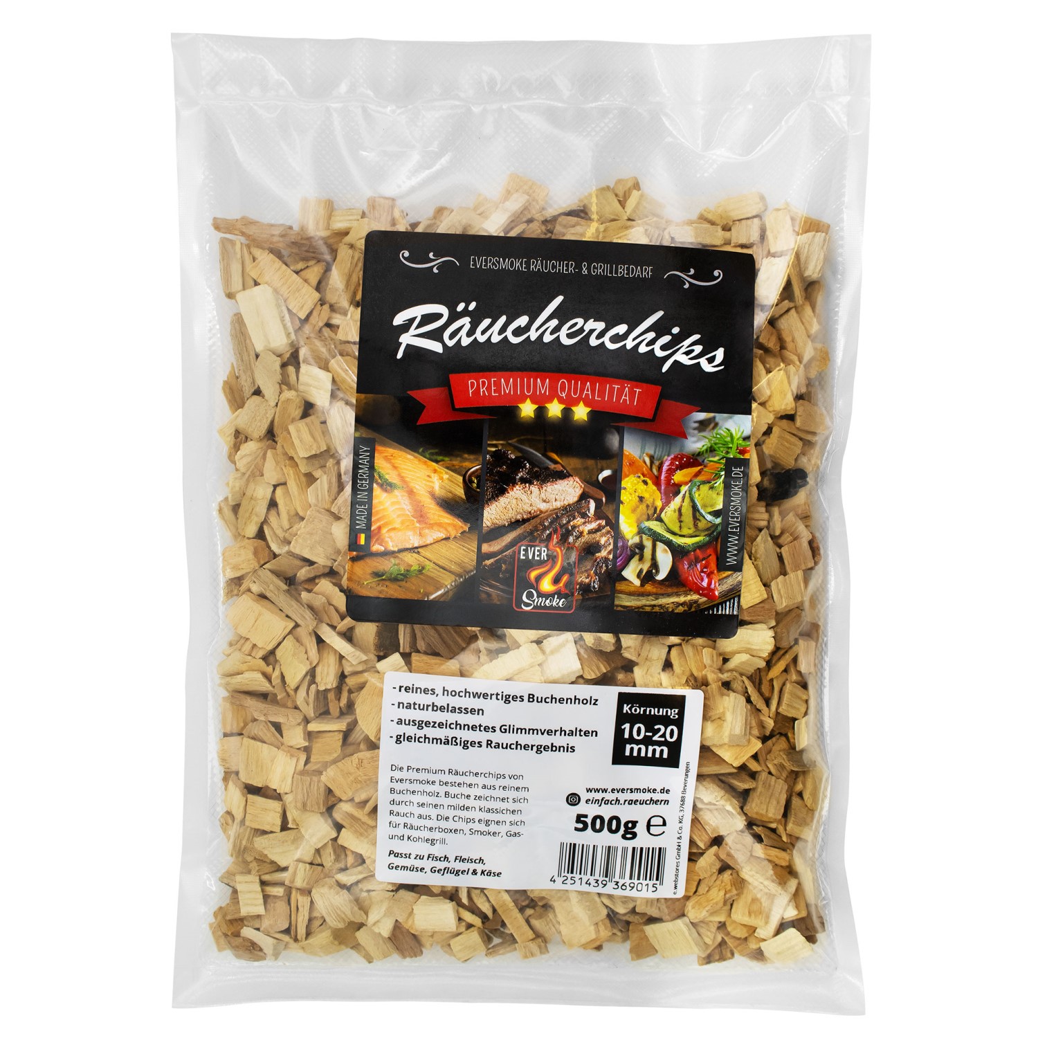 Räuchermehl Räucherchips 500g, 5kg Räuchern Buche Rauch Fische Smoker Grill BBQ - Bild 10 von 11