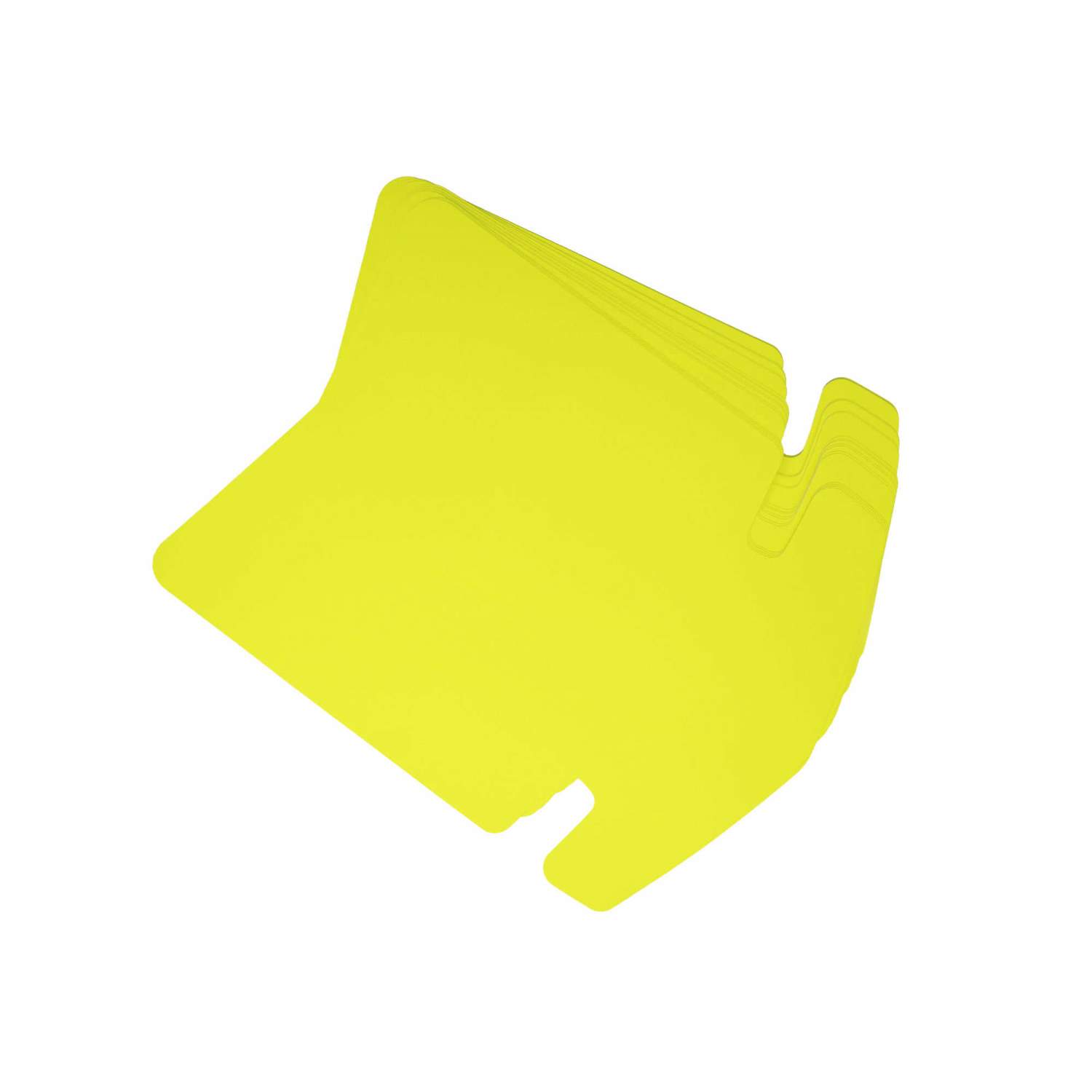 60 Pfeile in 3 Größen Neon gelb Preisschild aus Karton Werbung deko Schaufenster 