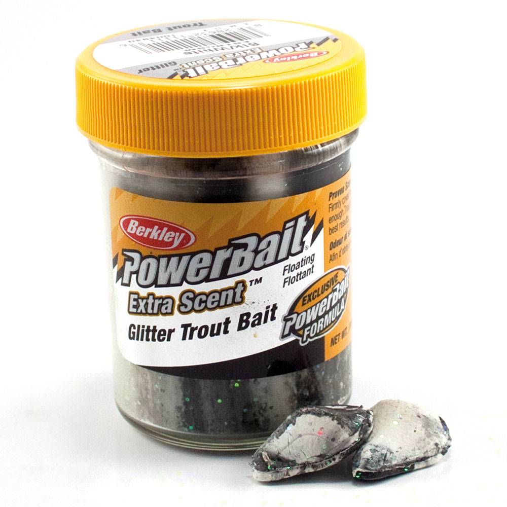 (6,98€/100g) Berkley Powerbait Glitter Forellenteig Gläser Gulp Trout