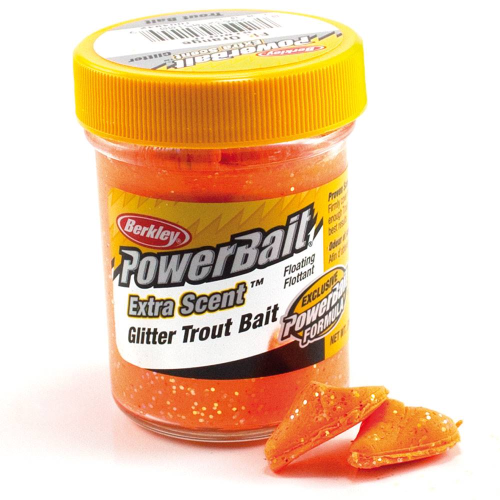 (6,98€/100g) Berkley Powerbait Glitter Forellenteig Gläser Gulp Trout