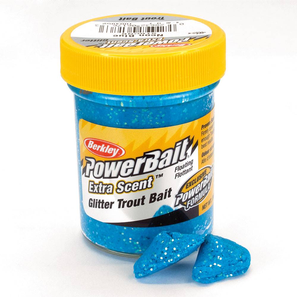 (6,98€/100g) Berkley Powerbait Glitter Forellenteig Gläser Gulp Trout