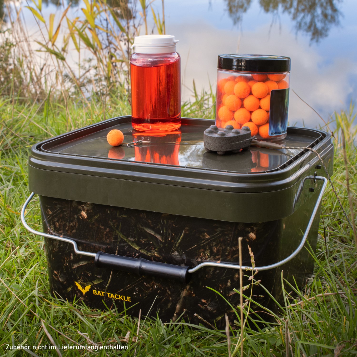 Realistric Camou Futtereimer Bait Bucket 5L / 10L Angeleimer Boilies Pellets - Bild 8 von 19
