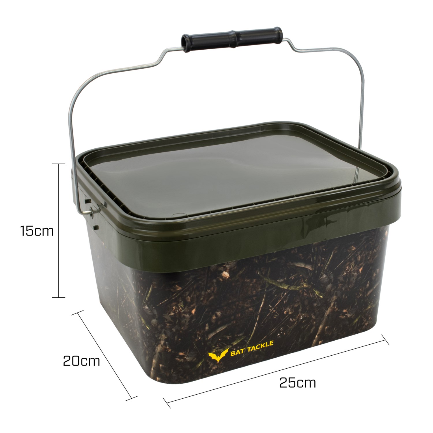 Realistric Camou Futtereimer Bait Bucket 5L / 10L Angeleimer Boilies Pellets - Bild 10 von 19
