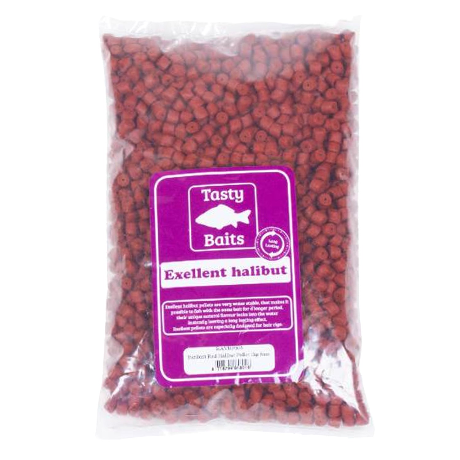 Tasty Baits Red Halibut Pellet 6mm 1kg