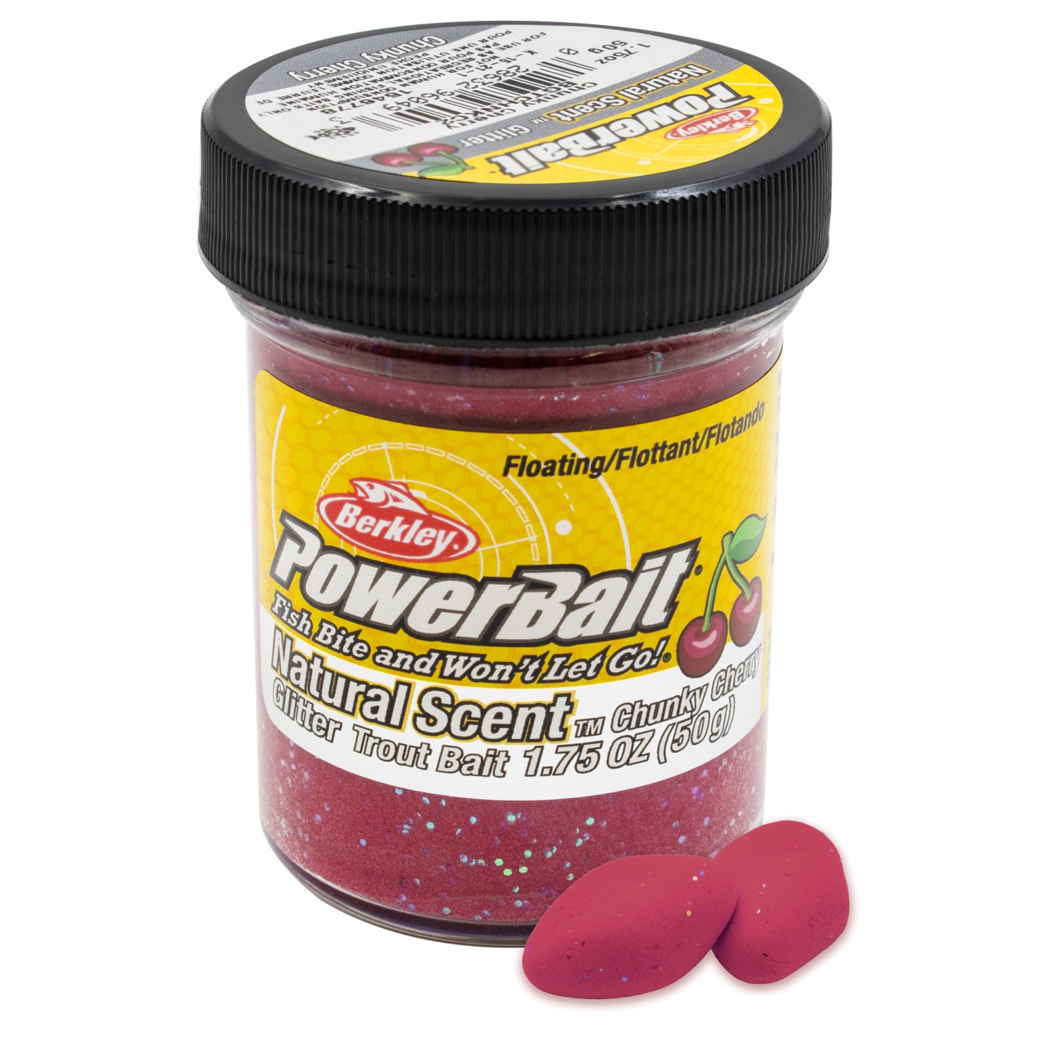 Berkley PowerBait Trout Bait Fruit Range Glitter - Forellenteig Chunky ...