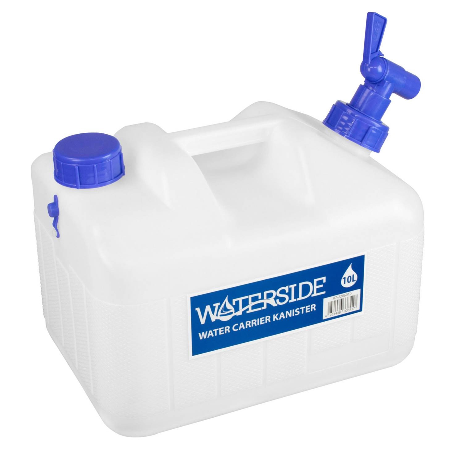 Waterside Water Carrier Kanister Weiß 10 Liter