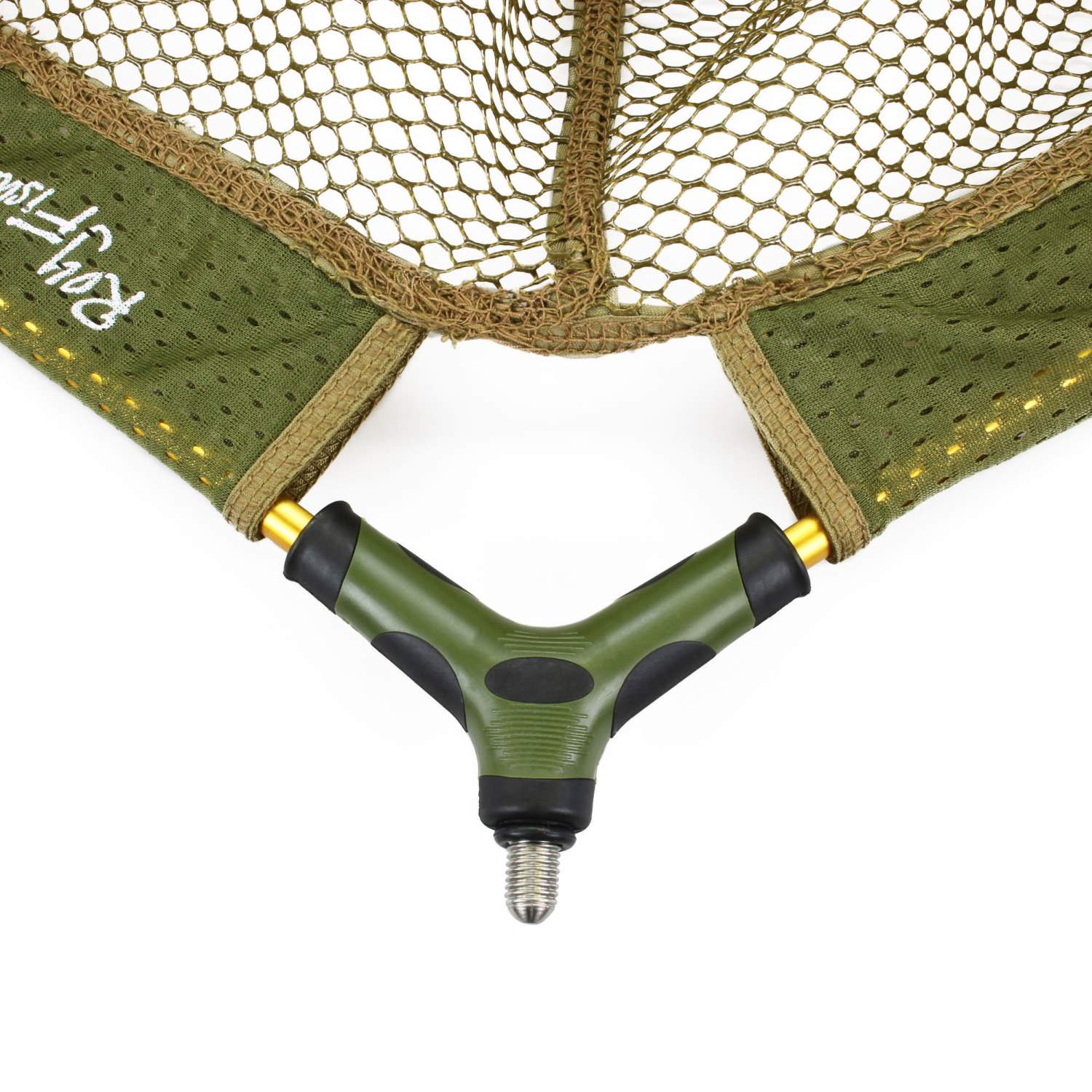 Roy Fishers Gummierter Kescherkopf - Fischschonendes Netz Für Raubfische 40x43cm