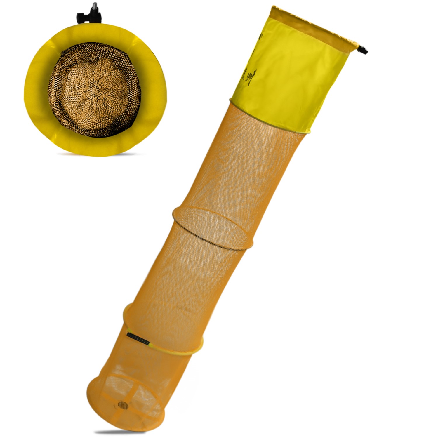 WESTLINE Setzkescher Allround 3,50m mit Stab Tasche Knickgelenkadapter Kescher