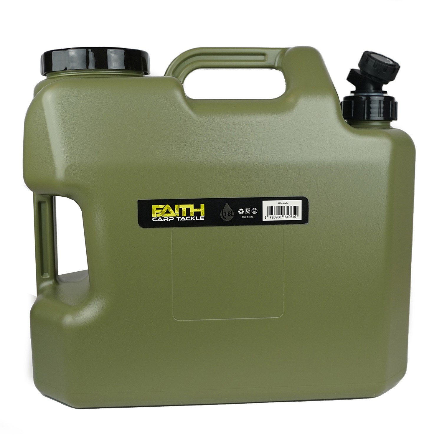 Faith Kanister 12-25 Liter Campingkanister Wasserkanister mit Hahn Outdoor 