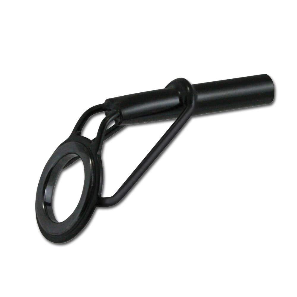 80x Schwarz Angelrute Führungsring Spitze Ring Endring 8 Größen Angelausrüstung 