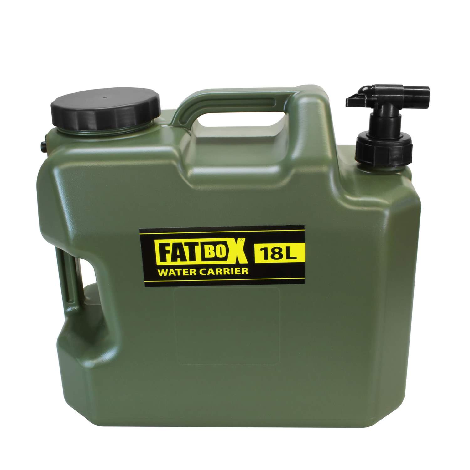 Wasserkanister HDPE Fatbox 10L18L23L Liter m. Hahn Camping Wassertank Behälter