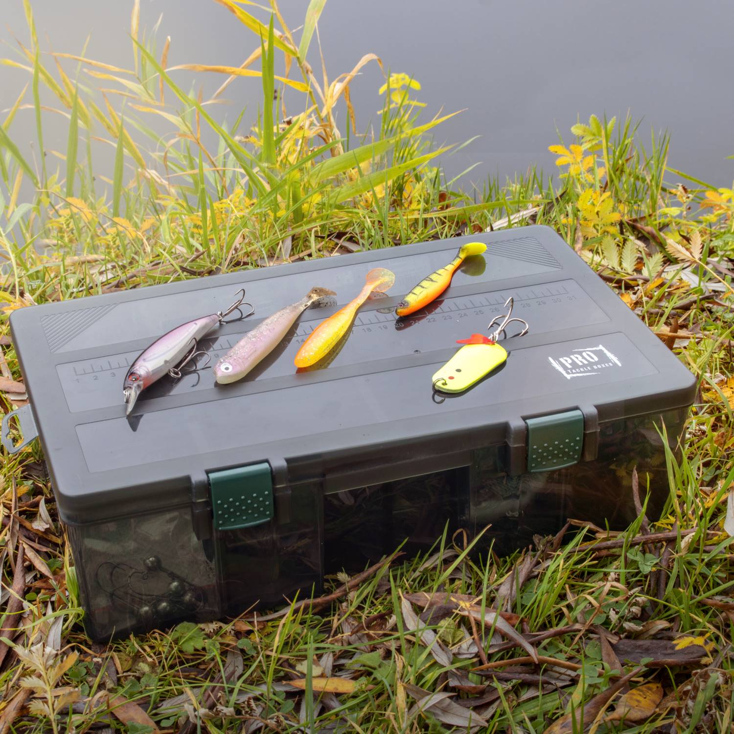 PLUSINNO Angelbox Wasserdicht - Mit Trennwänden Für Köder & Zubehör