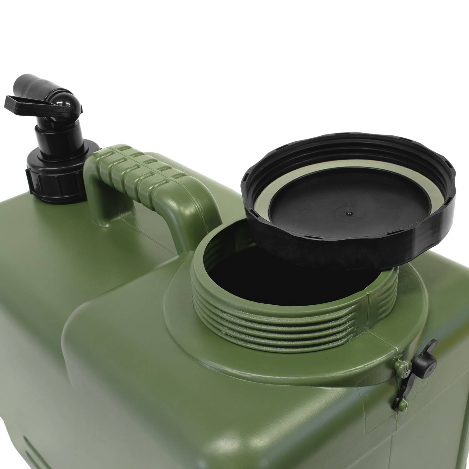 Wasserkanister HDPE Fatbox 10L/18L/23L Liter m. Hahn Camping Wassertank Behälter - Bild 6 von 14