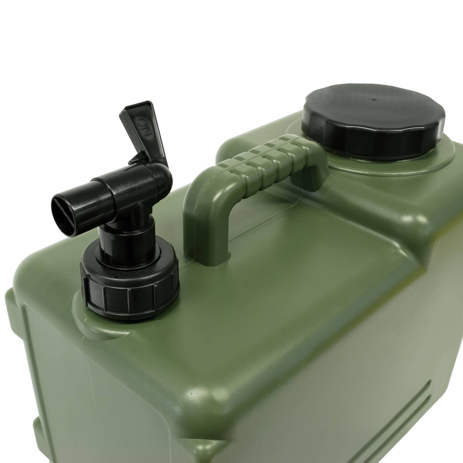 HDPE Wasserkanister eckig mit Griff separatem Schraubverschluss 10 bis 23 Liter 