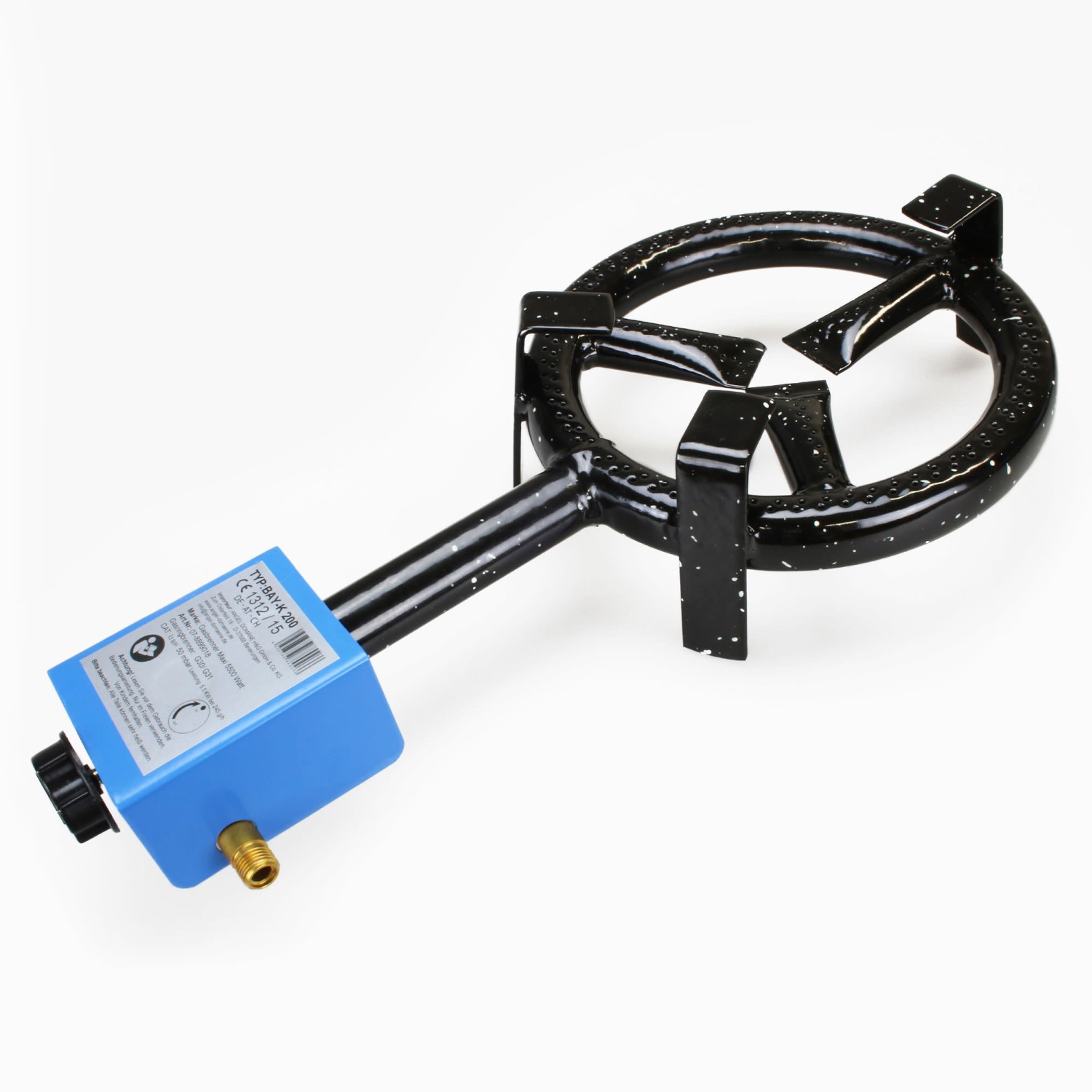 Räucherofen Gas Brenner Gasbrenner Guss Bierbrauen mit Schlauch Regler Räucherofen Gas Brenner Gasbrenner Guss Bierbrauen mit Schlauch Regler